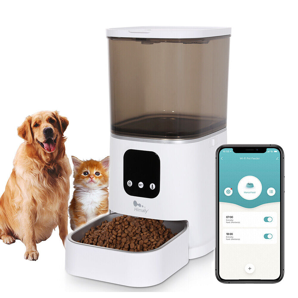 6L Futterautomat Katze & Hund Automatischer Futterspender Pet Feeder Mit Timer