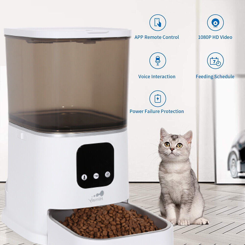 6L Futterautomat Katze & Hund Automatischer Futterspender Pet Feeder Mit Timer