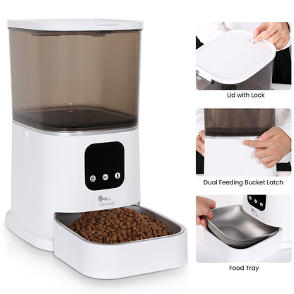 6L Futterautomat Katze & Hund Automatischer Futterspender Pet Feeder Mit Timer